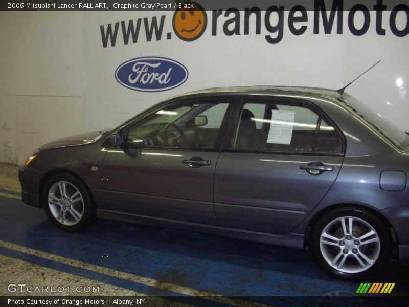 Graphite Gray Pearl / Black 2006 Mitsubishi Lancer RALLIART