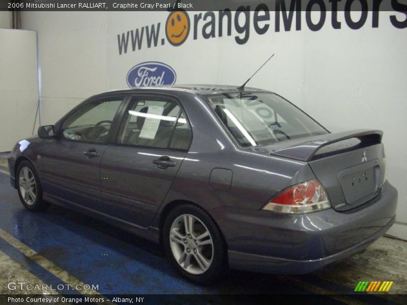 Graphite Gray Pearl / Black 2006 Mitsubishi Lancer RALLIART
