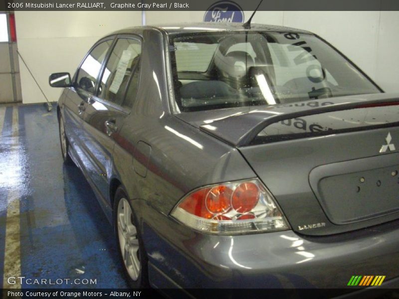 Graphite Gray Pearl / Black 2006 Mitsubishi Lancer RALLIART