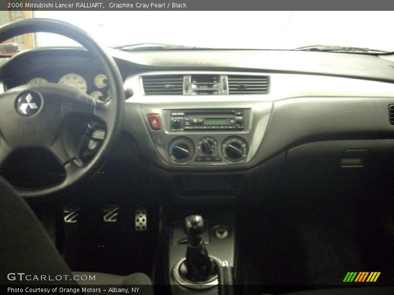 Graphite Gray Pearl / Black 2006 Mitsubishi Lancer RALLIART