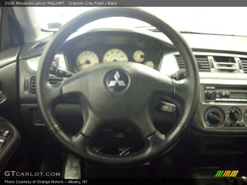 Graphite Gray Pearl / Black 2006 Mitsubishi Lancer RALLIART