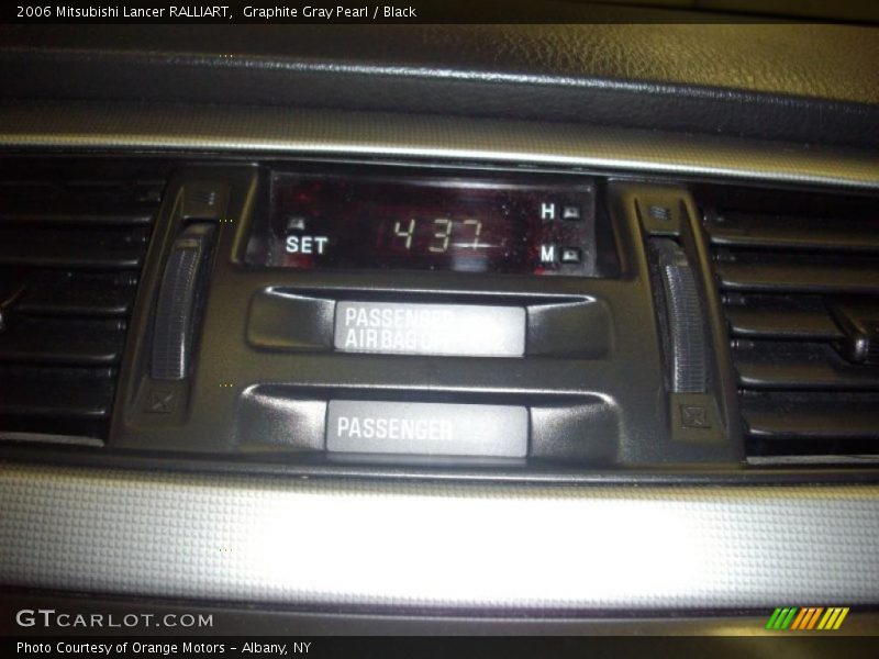 Graphite Gray Pearl / Black 2006 Mitsubishi Lancer RALLIART