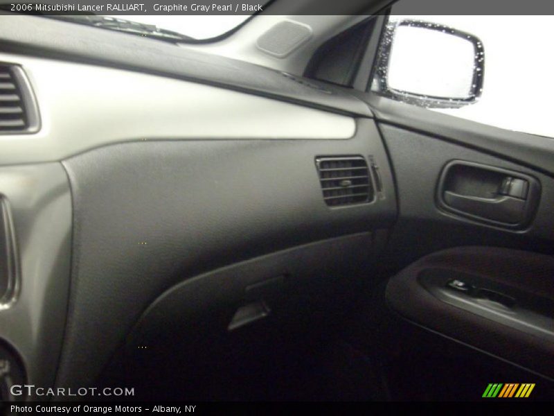 Graphite Gray Pearl / Black 2006 Mitsubishi Lancer RALLIART