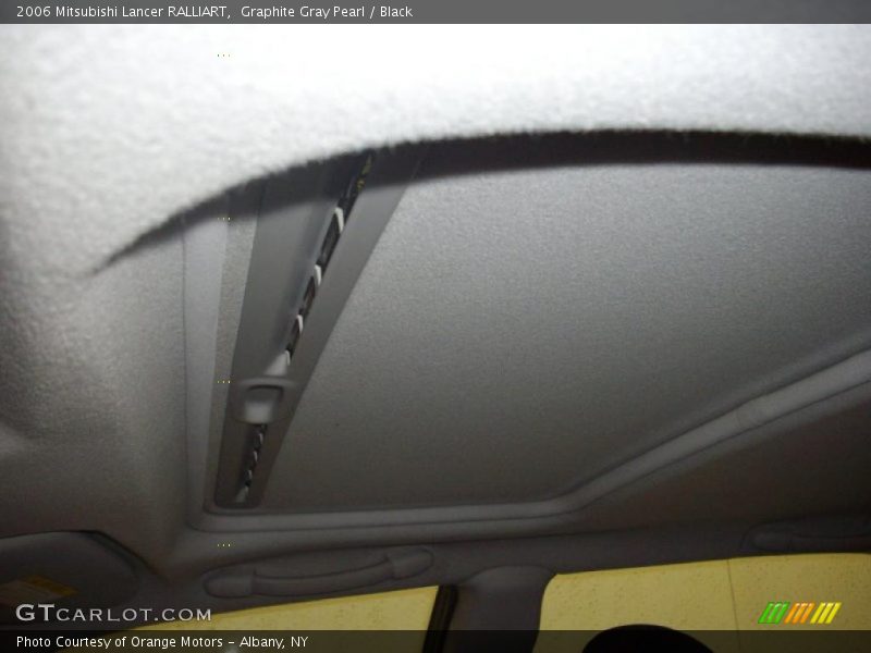 Graphite Gray Pearl / Black 2006 Mitsubishi Lancer RALLIART