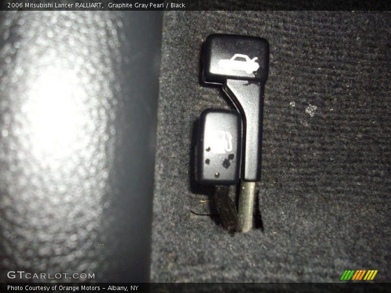 Graphite Gray Pearl / Black 2006 Mitsubishi Lancer RALLIART