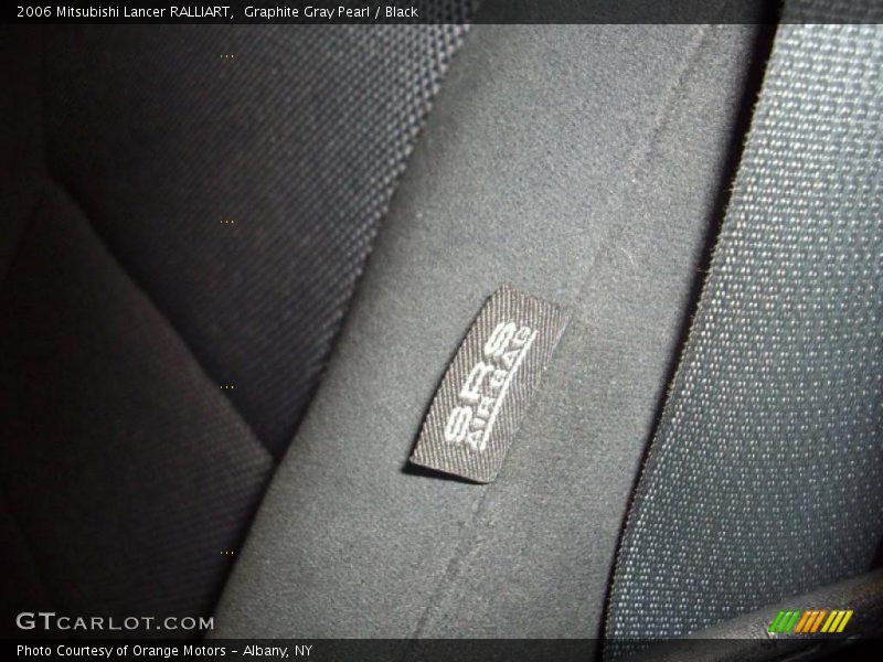 Graphite Gray Pearl / Black 2006 Mitsubishi Lancer RALLIART