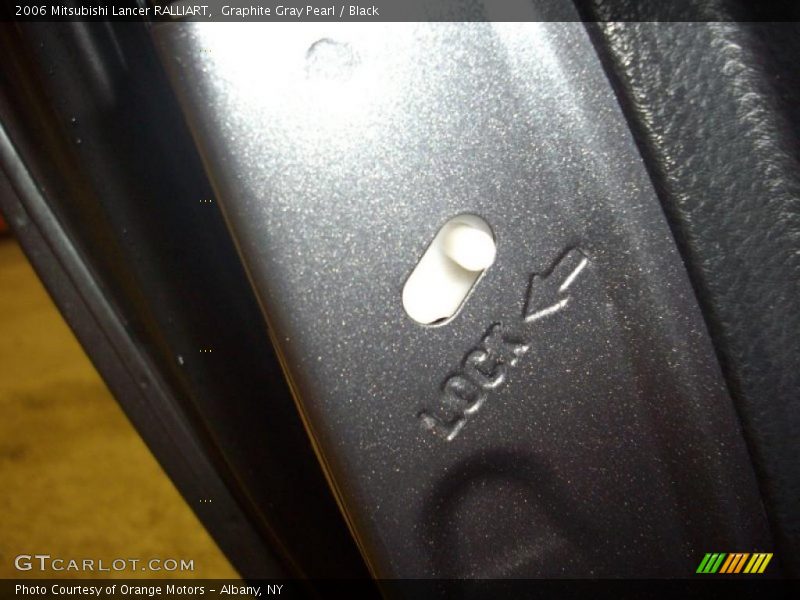 Graphite Gray Pearl / Black 2006 Mitsubishi Lancer RALLIART