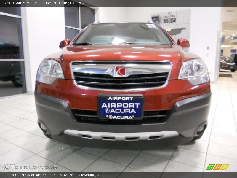 Sunburst Orange / Gray 2008 Saturn VUE XE