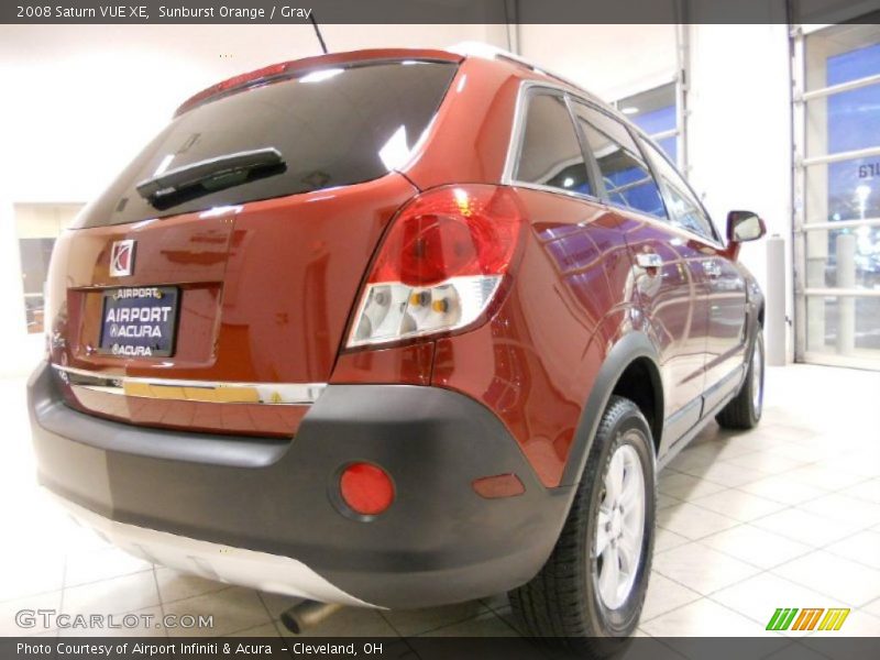 Sunburst Orange / Gray 2008 Saturn VUE XE
