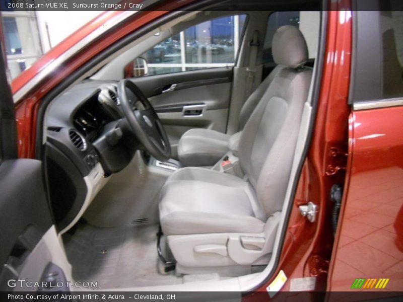 Sunburst Orange / Gray 2008 Saturn VUE XE