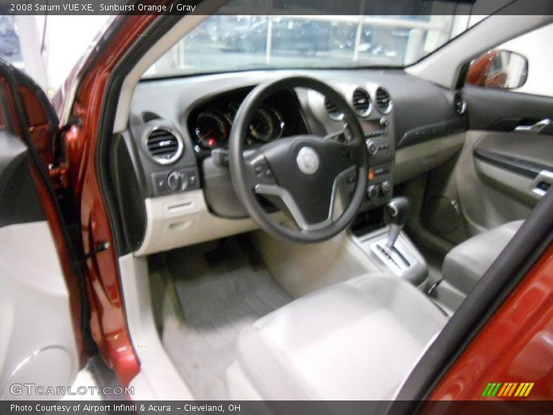 Sunburst Orange / Gray 2008 Saturn VUE XE