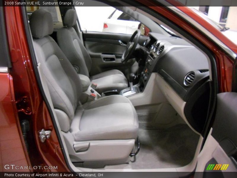 Sunburst Orange / Gray 2008 Saturn VUE XE