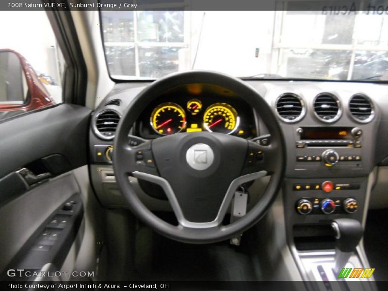 Sunburst Orange / Gray 2008 Saturn VUE XE