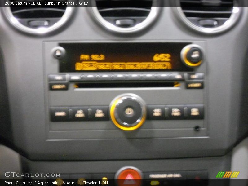 Sunburst Orange / Gray 2008 Saturn VUE XE