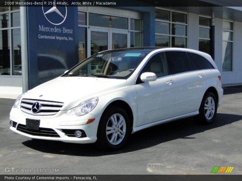 Arctic White / Macadamia 2008 Mercedes-Benz R 350 4Matic