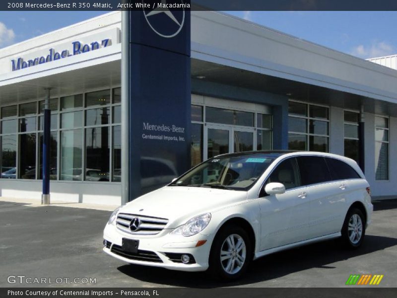 Arctic White / Macadamia 2008 Mercedes-Benz R 350 4Matic