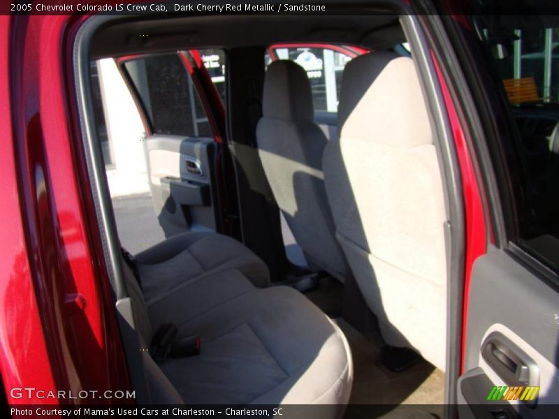 Dark Cherry Red Metallic / Sandstone 2005 Chevrolet Colorado LS Crew Cab