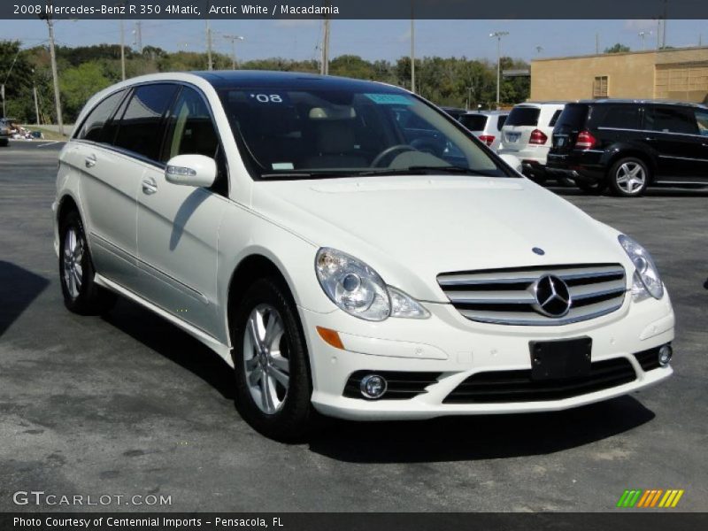 Arctic White / Macadamia 2008 Mercedes-Benz R 350 4Matic