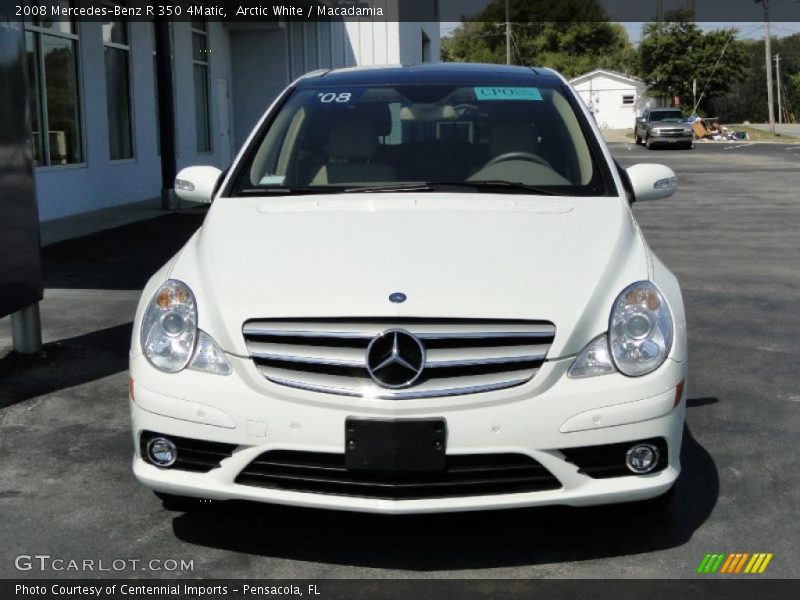 Arctic White / Macadamia 2008 Mercedes-Benz R 350 4Matic