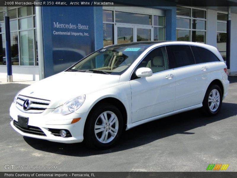 Arctic White / Macadamia 2008 Mercedes-Benz R 350 4Matic
