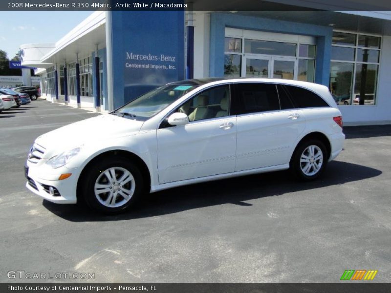 Arctic White / Macadamia 2008 Mercedes-Benz R 350 4Matic