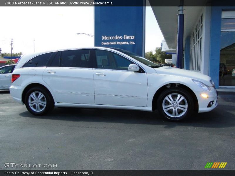 Arctic White / Macadamia 2008 Mercedes-Benz R 350 4Matic
