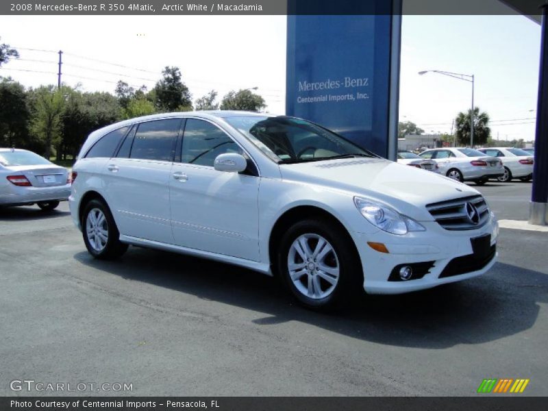 Arctic White / Macadamia 2008 Mercedes-Benz R 350 4Matic