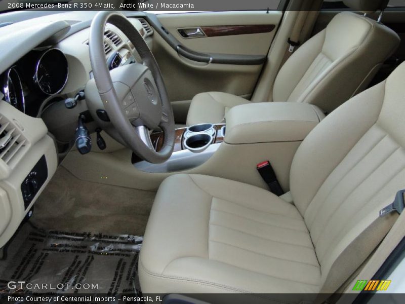 Arctic White / Macadamia 2008 Mercedes-Benz R 350 4Matic