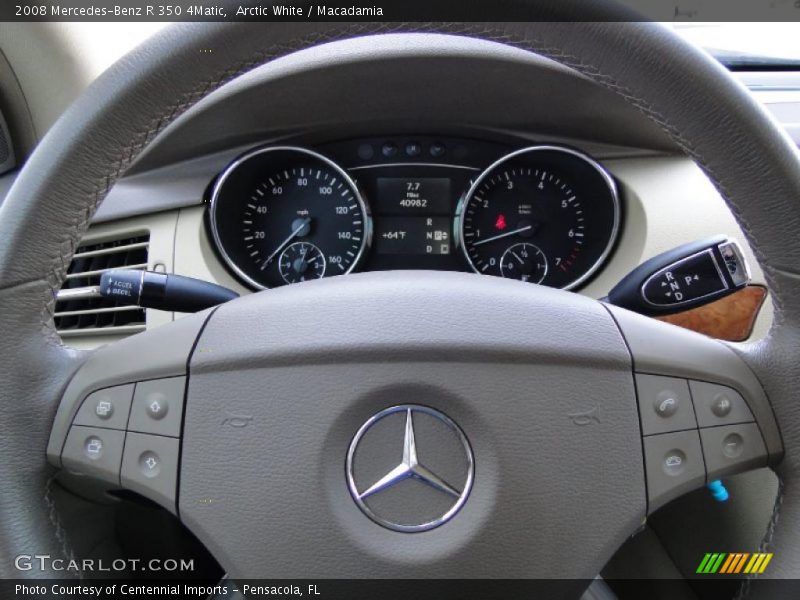 Arctic White / Macadamia 2008 Mercedes-Benz R 350 4Matic