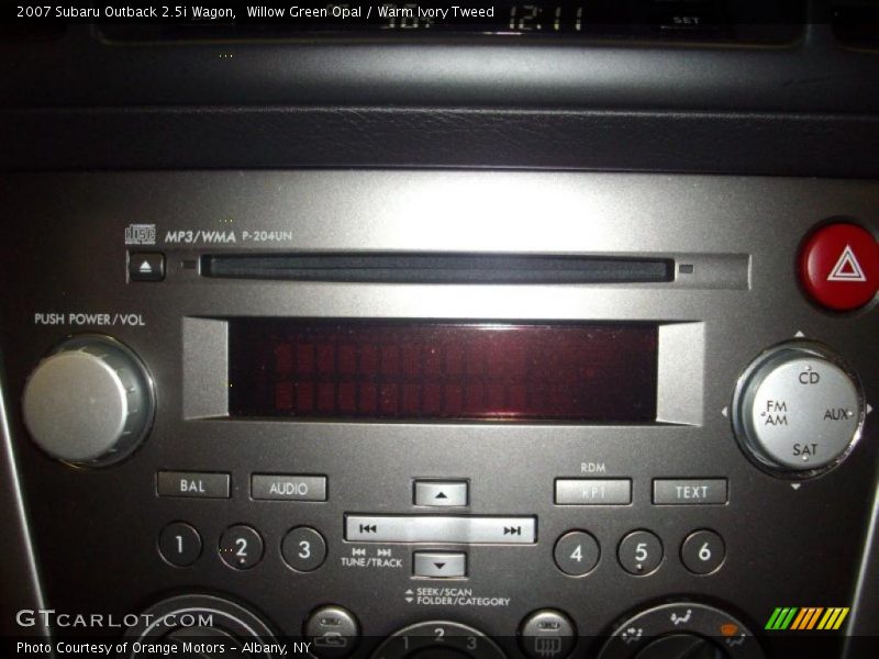 Willow Green Opal / Warm Ivory Tweed 2007 Subaru Outback 2.5i Wagon