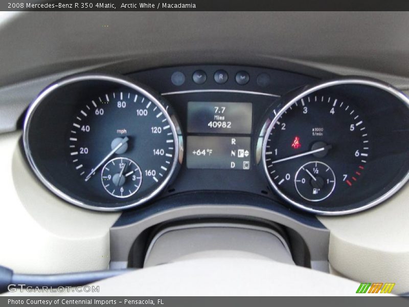Arctic White / Macadamia 2008 Mercedes-Benz R 350 4Matic