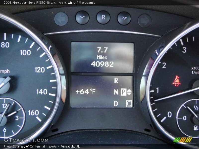 Arctic White / Macadamia 2008 Mercedes-Benz R 350 4Matic