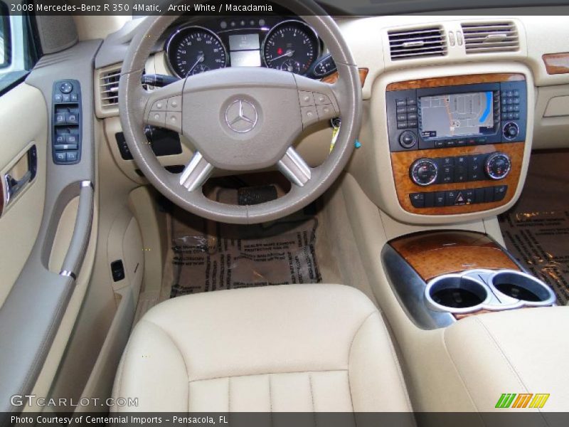 Arctic White / Macadamia 2008 Mercedes-Benz R 350 4Matic