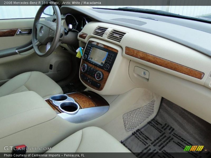 Arctic White / Macadamia 2008 Mercedes-Benz R 350 4Matic