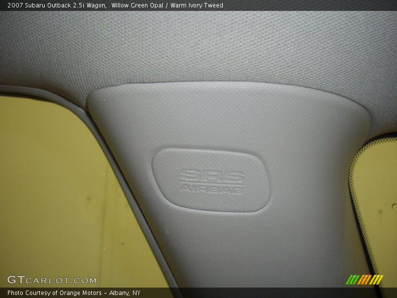 Willow Green Opal / Warm Ivory Tweed 2007 Subaru Outback 2.5i Wagon