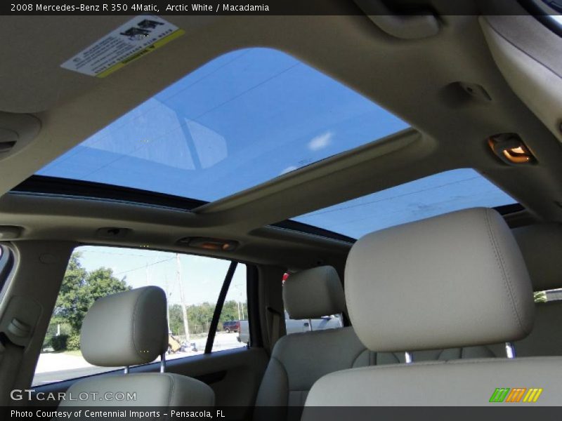 Arctic White / Macadamia 2008 Mercedes-Benz R 350 4Matic