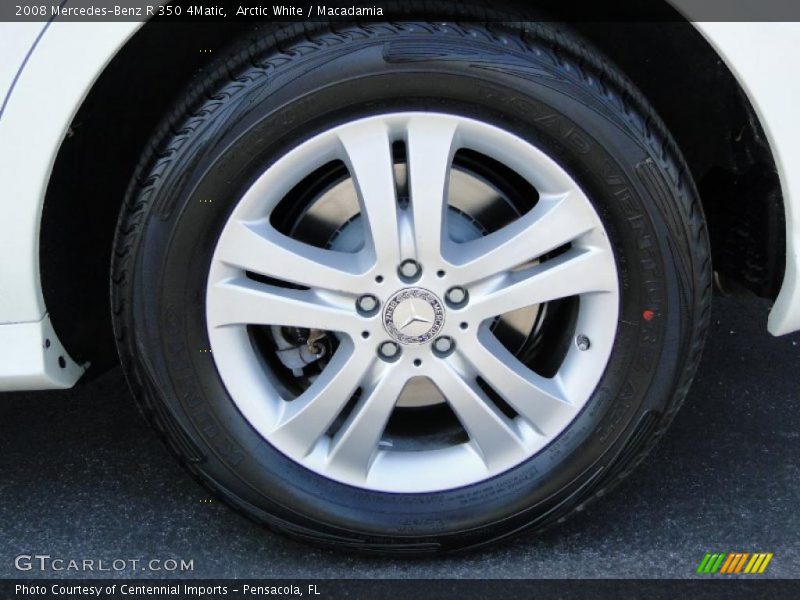 Arctic White / Macadamia 2008 Mercedes-Benz R 350 4Matic