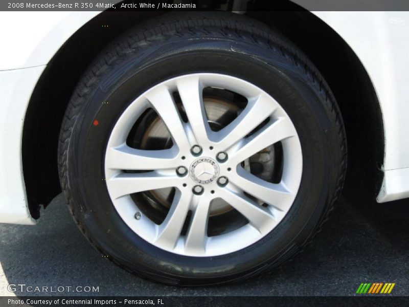 Arctic White / Macadamia 2008 Mercedes-Benz R 350 4Matic