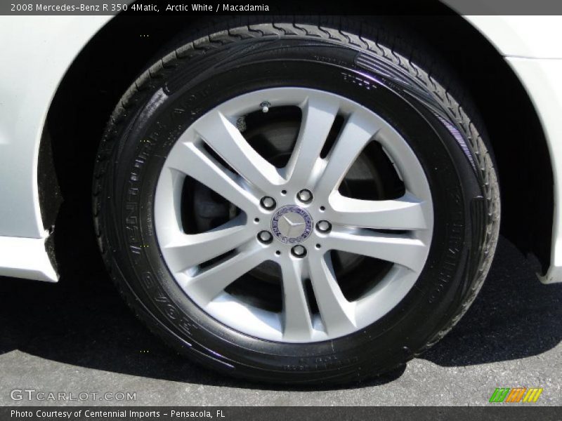 Arctic White / Macadamia 2008 Mercedes-Benz R 350 4Matic
