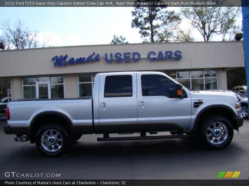 Ingot Silver Metallic / Cabela's Dark Rust/Medium Stone 2010 Ford F250 Super Duty Cabela's Edition Crew Cab 4x4