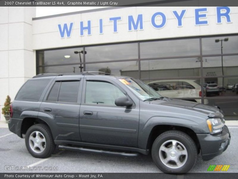 Graphite Metallic / Light Gray 2007 Chevrolet TrailBlazer LS 4x4