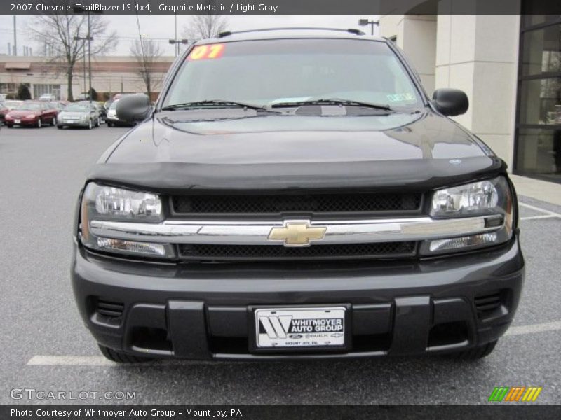Graphite Metallic / Light Gray 2007 Chevrolet TrailBlazer LS 4x4