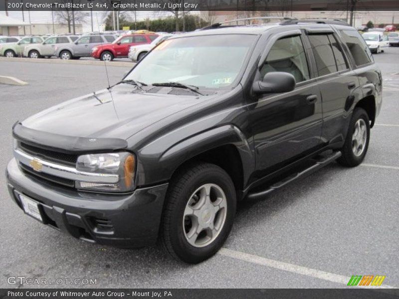 Graphite Metallic / Light Gray 2007 Chevrolet TrailBlazer LS 4x4