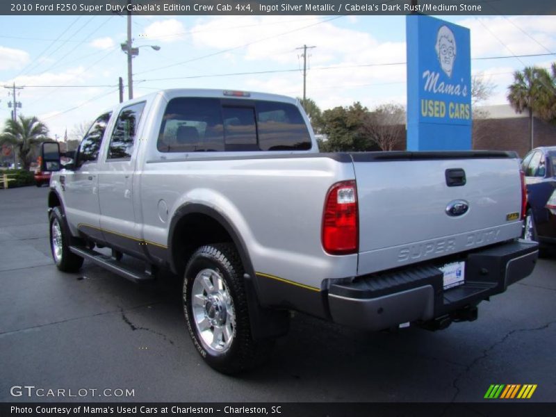 Ingot Silver Metallic / Cabela's Dark Rust/Medium Stone 2010 Ford F250 Super Duty Cabela's Edition Crew Cab 4x4