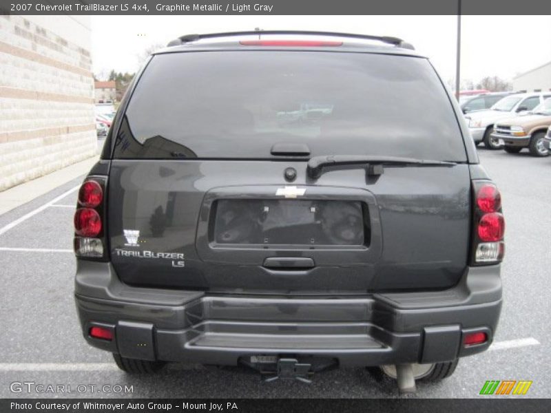 Graphite Metallic / Light Gray 2007 Chevrolet TrailBlazer LS 4x4