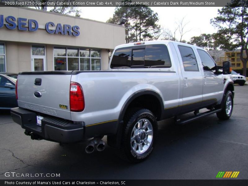 Ingot Silver Metallic / Cabela's Dark Rust/Medium Stone 2010 Ford F250 Super Duty Cabela's Edition Crew Cab 4x4