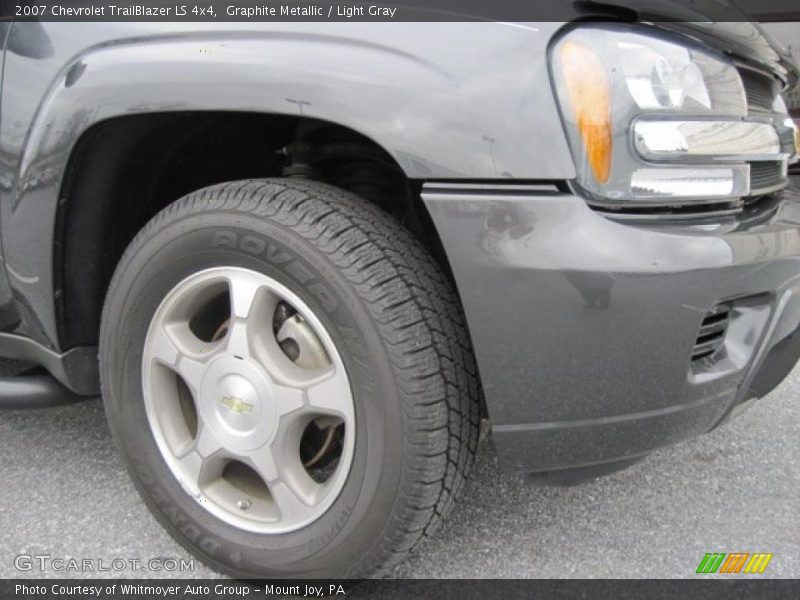 Graphite Metallic / Light Gray 2007 Chevrolet TrailBlazer LS 4x4