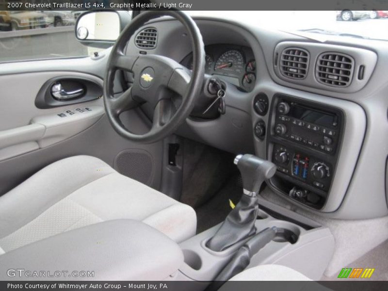 Graphite Metallic / Light Gray 2007 Chevrolet TrailBlazer LS 4x4