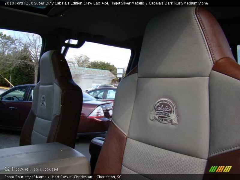  2010 F250 Super Duty Cabela's Edition Crew Cab 4x4 Cabela's Dark Rust/Medium Stone Interior
