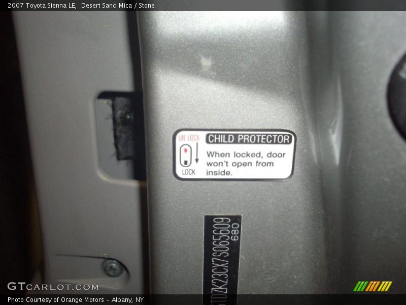 Desert Sand Mica / Stone 2007 Toyota Sienna LE